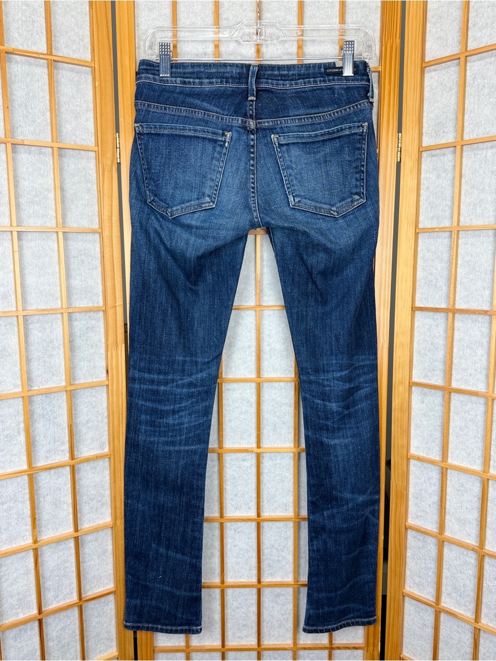 Citizens of Humanity Racer Low Rise Skinny Jeans 25 Patina - Picture 3 of 9